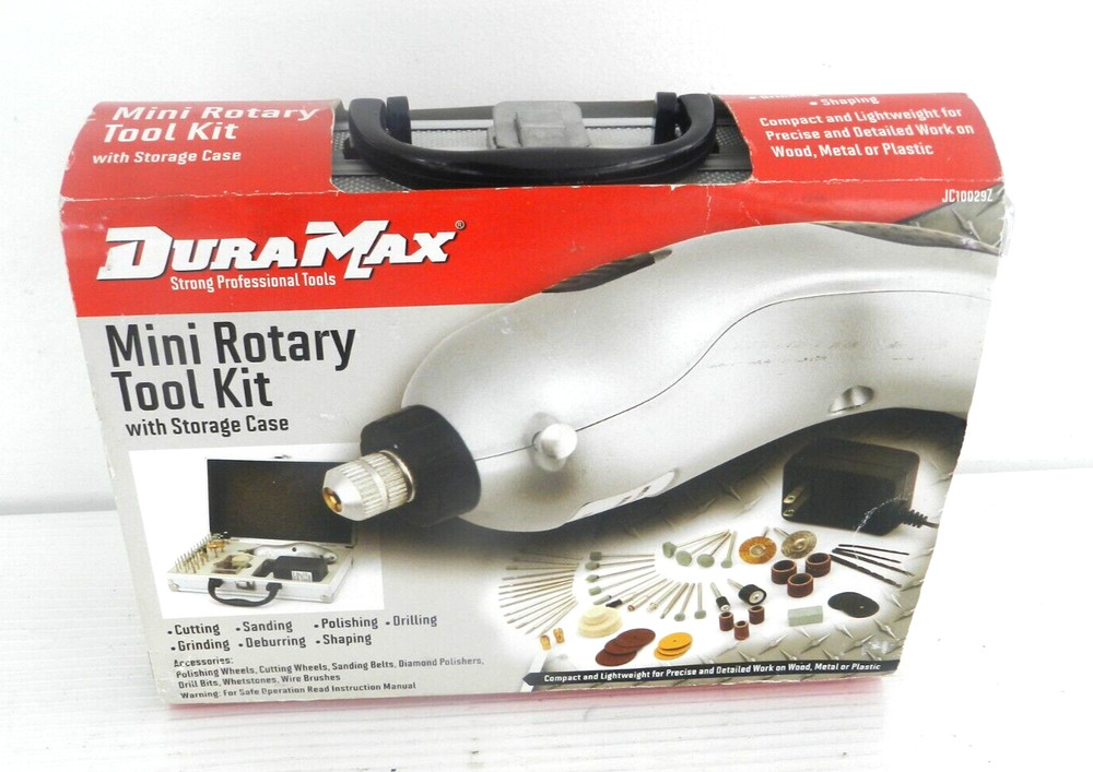 DuraMax Mini Rotary Tool Kit with Storage Case - NEW