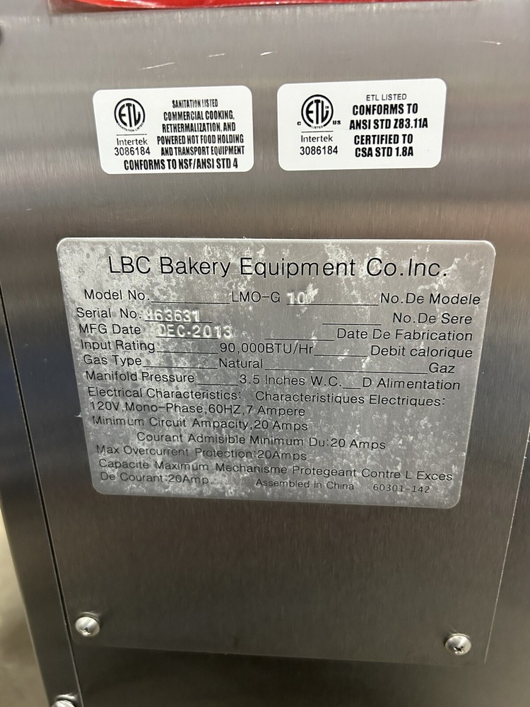 LBC LMO-G10 Mini Rack Oven
