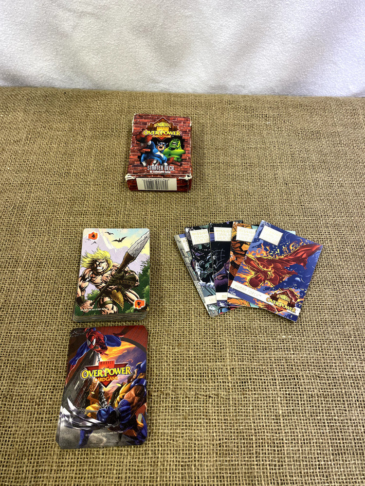 1997 MARVEL MONUMENTAL OVER POWER CARD GAME STARTER DECK CCG RPG
