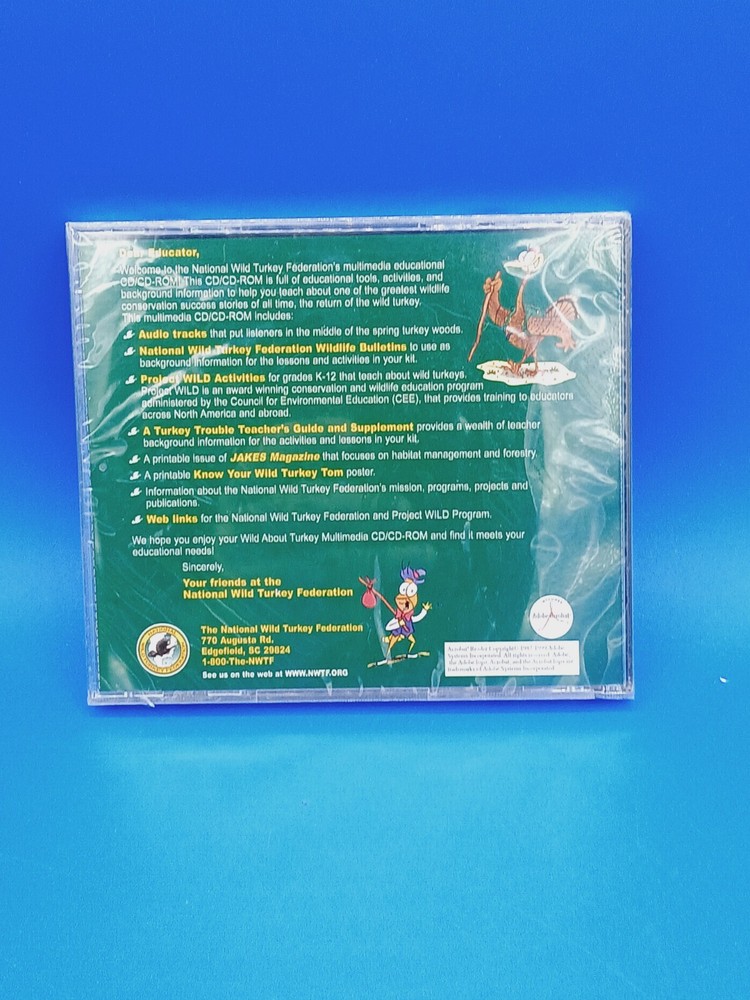SEALED Wild About Turkey Multimedia CD/CD-Rom..