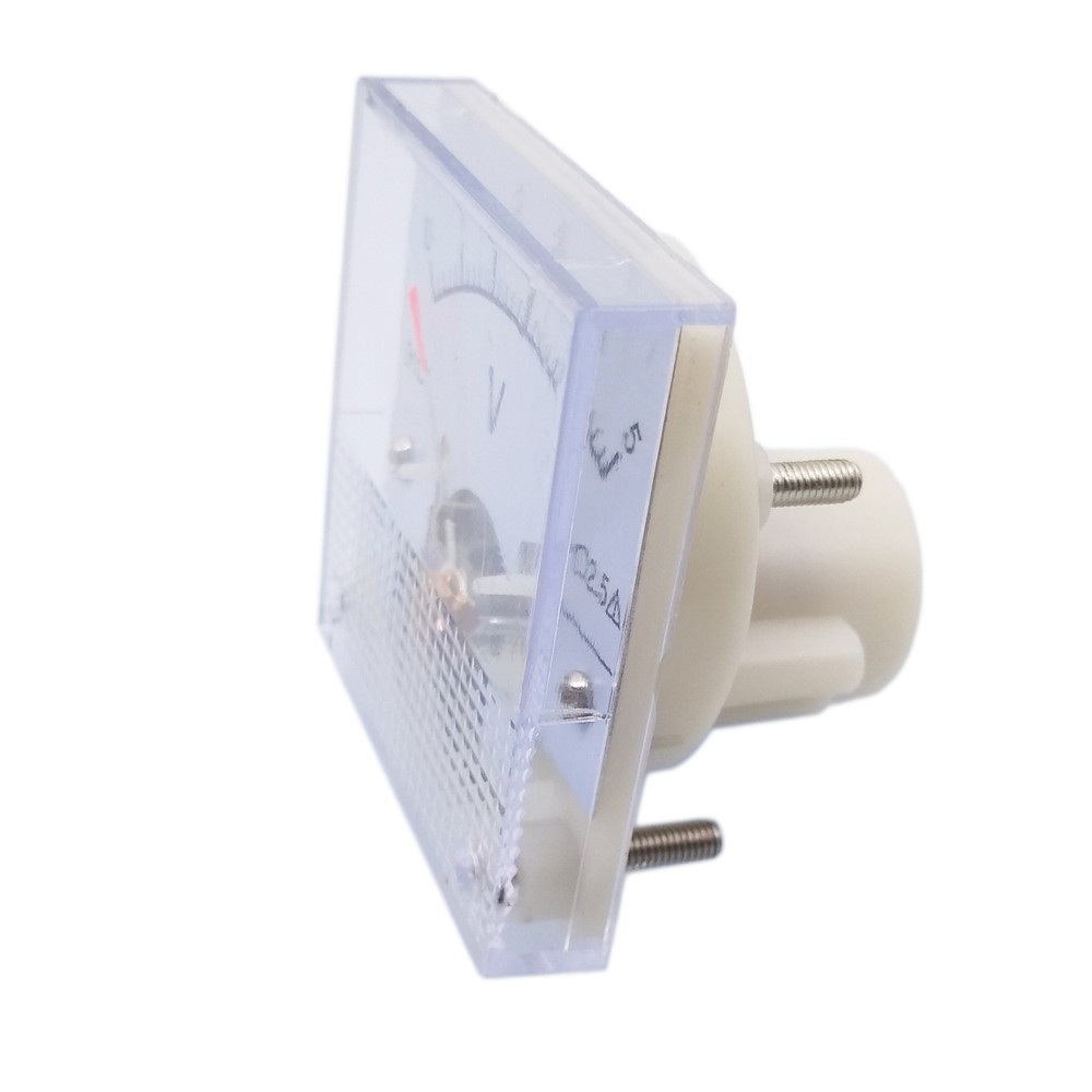 US Stock DC 0 ~ 5V Square Analog Volt Pointer Needle Panel Meter Voltmeter 91C4