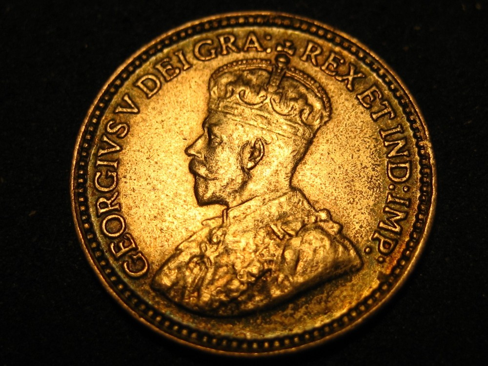 1929 New Foundland Five Cents Uncirculated