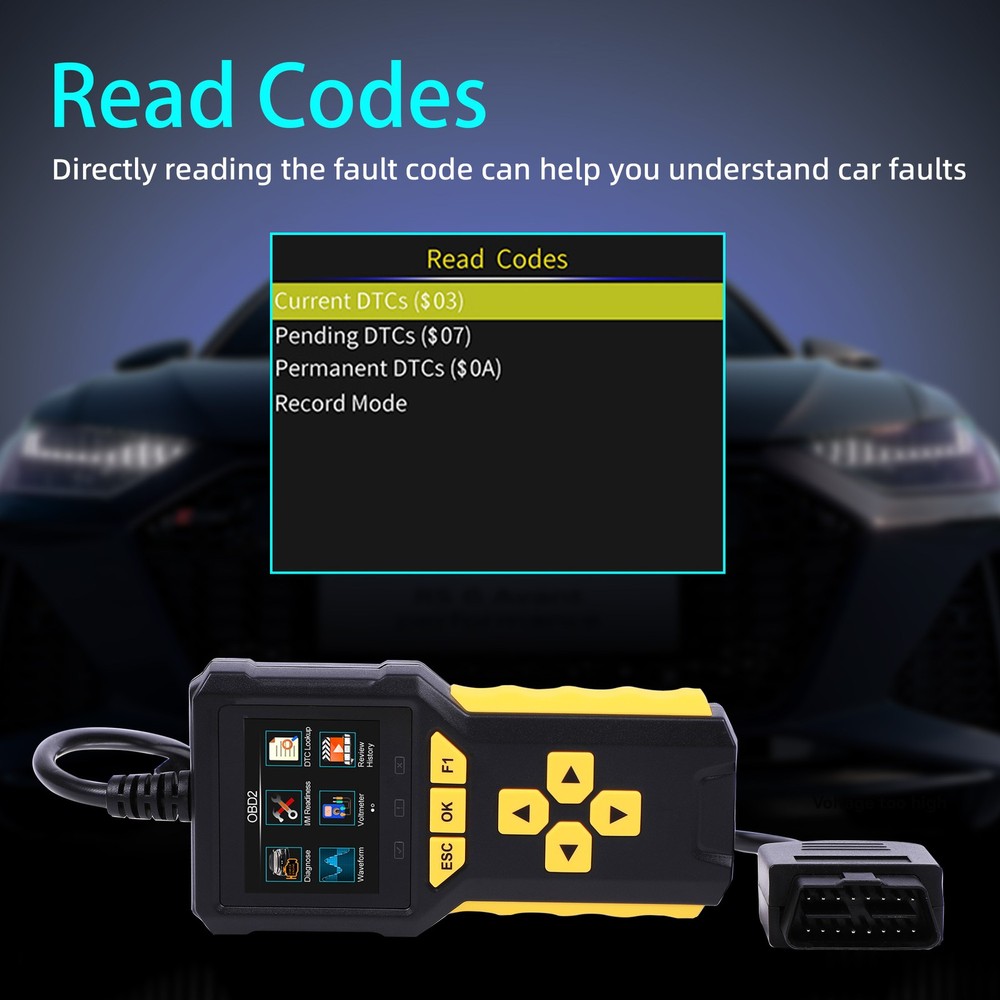 BT80 OBD Scanner Code Reader OBD II Check Engine Car Diagnostic Tool NEW