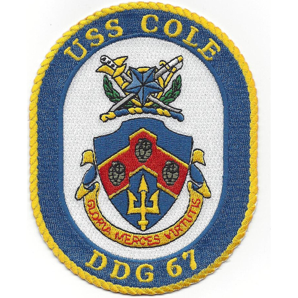 USS Cole DDG-67 Guided Missile Destroyer Patch