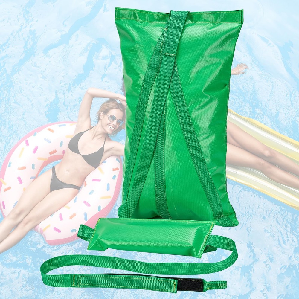 Compact Pool Float Anchor Bag, 2-in-1 Sand Anchor with Integrated Float Ancho...