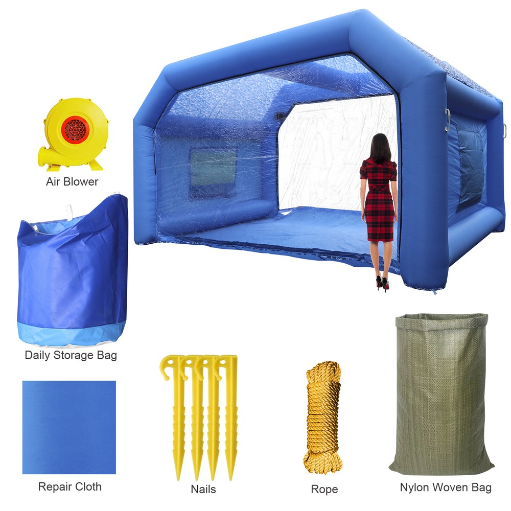 16x9x9Ft Portable Inflatable Paint Booth