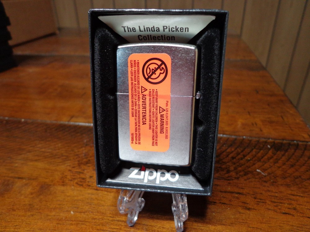 LINDA PICKEN BALD EAGLE ZIPPO LIGHTER MINT IN BOX