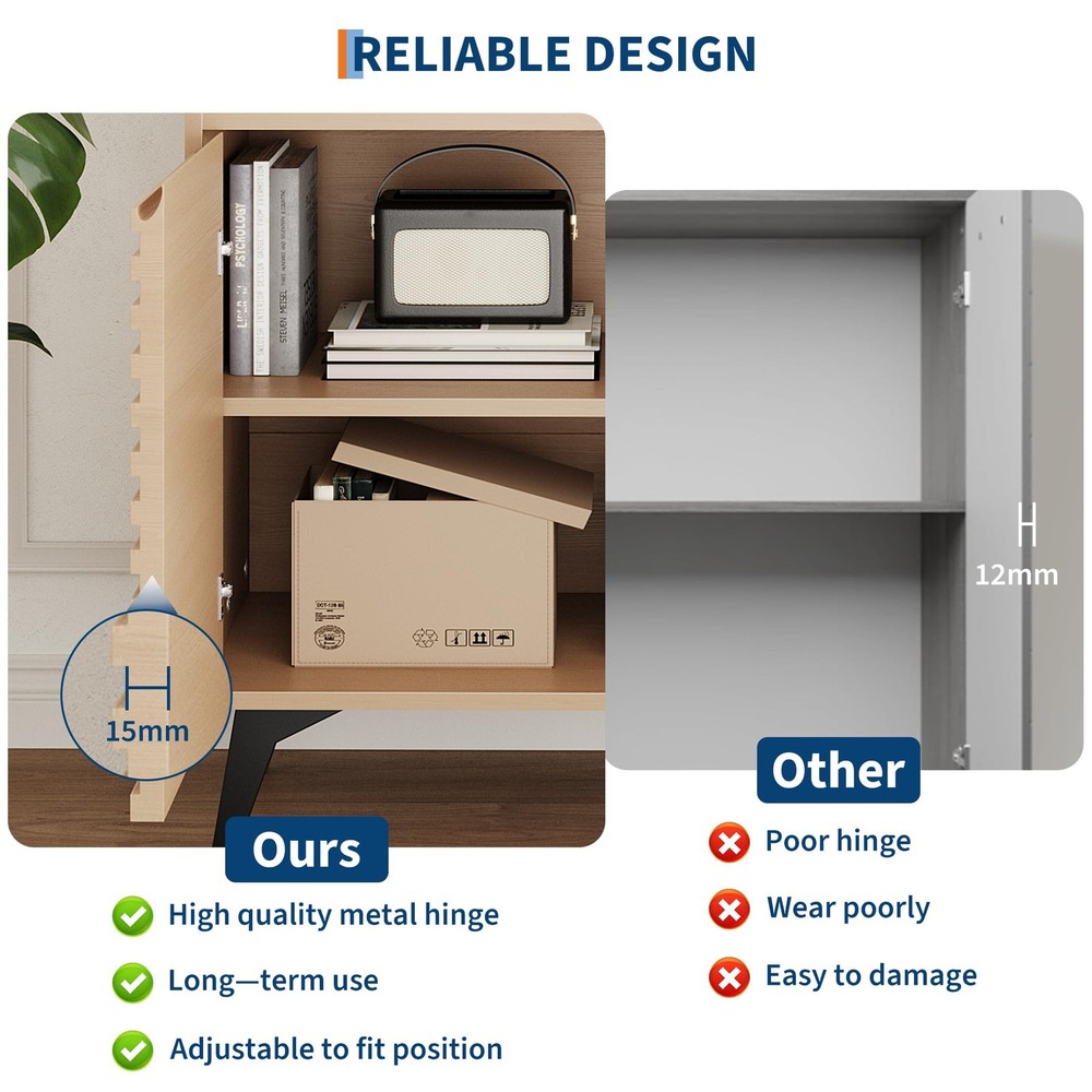Buffets Sideboards Cabinet Storage Cabinet for Kitchen Dining Room Entryway
