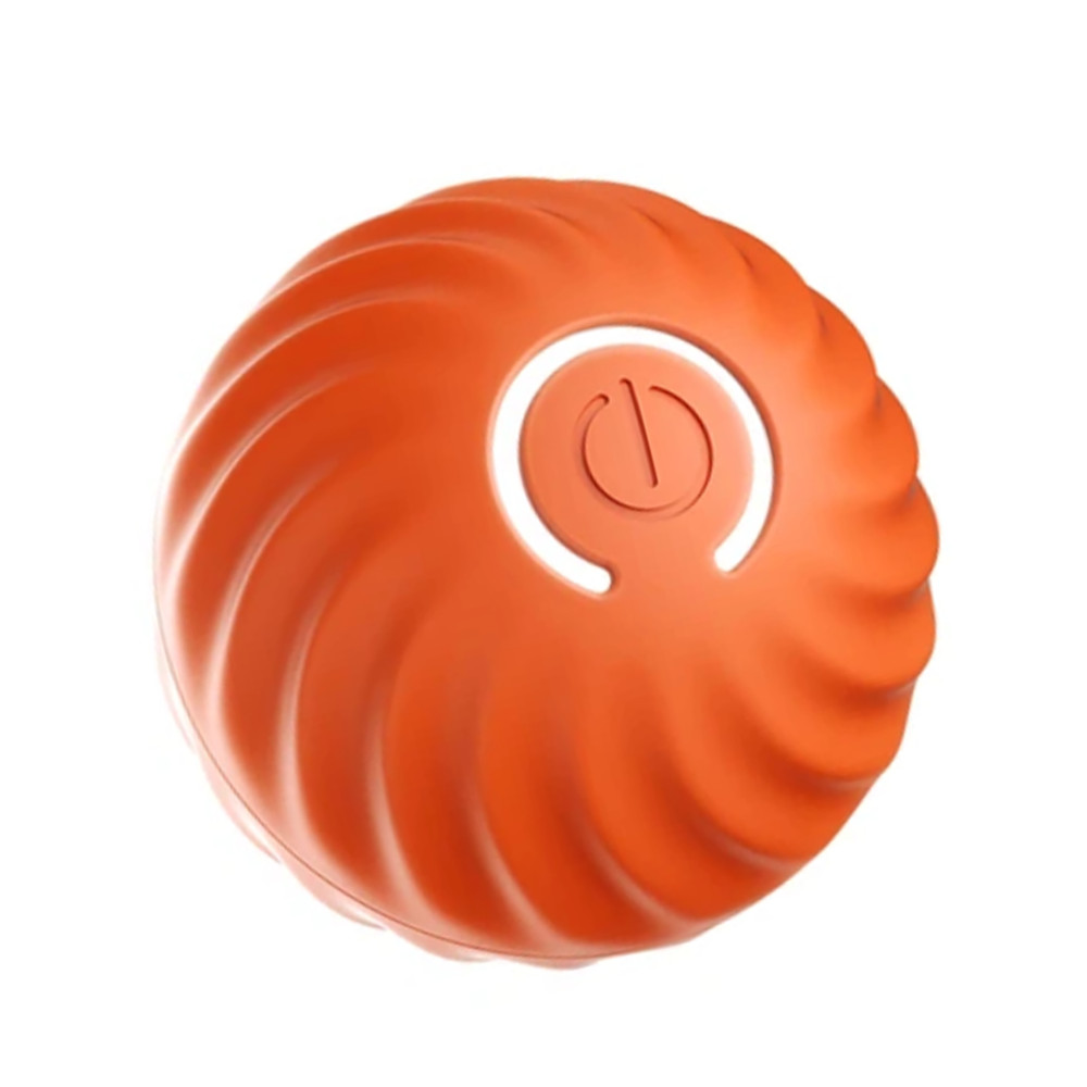 Orange Gravity Jump Ball Toy Replacement Shell TPR Diameter 52mm Dog Plaything e