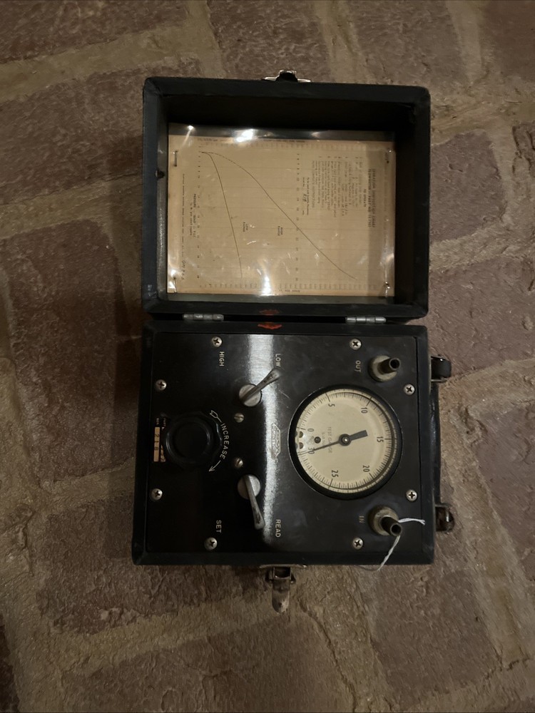 Bendix 11-1757 Flow Meter Usaf Us Army Usn Vintage