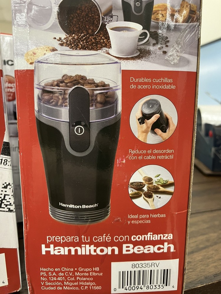 Hamilton Beach Fresh Grind Coffee Grinder, Black
