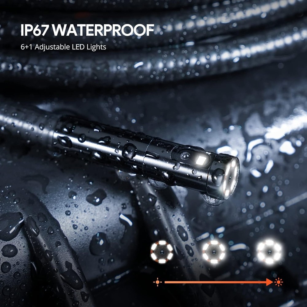 Versatile 1080P Industrial Endoscope Camera with 4.3" Screen & USB Connectivity