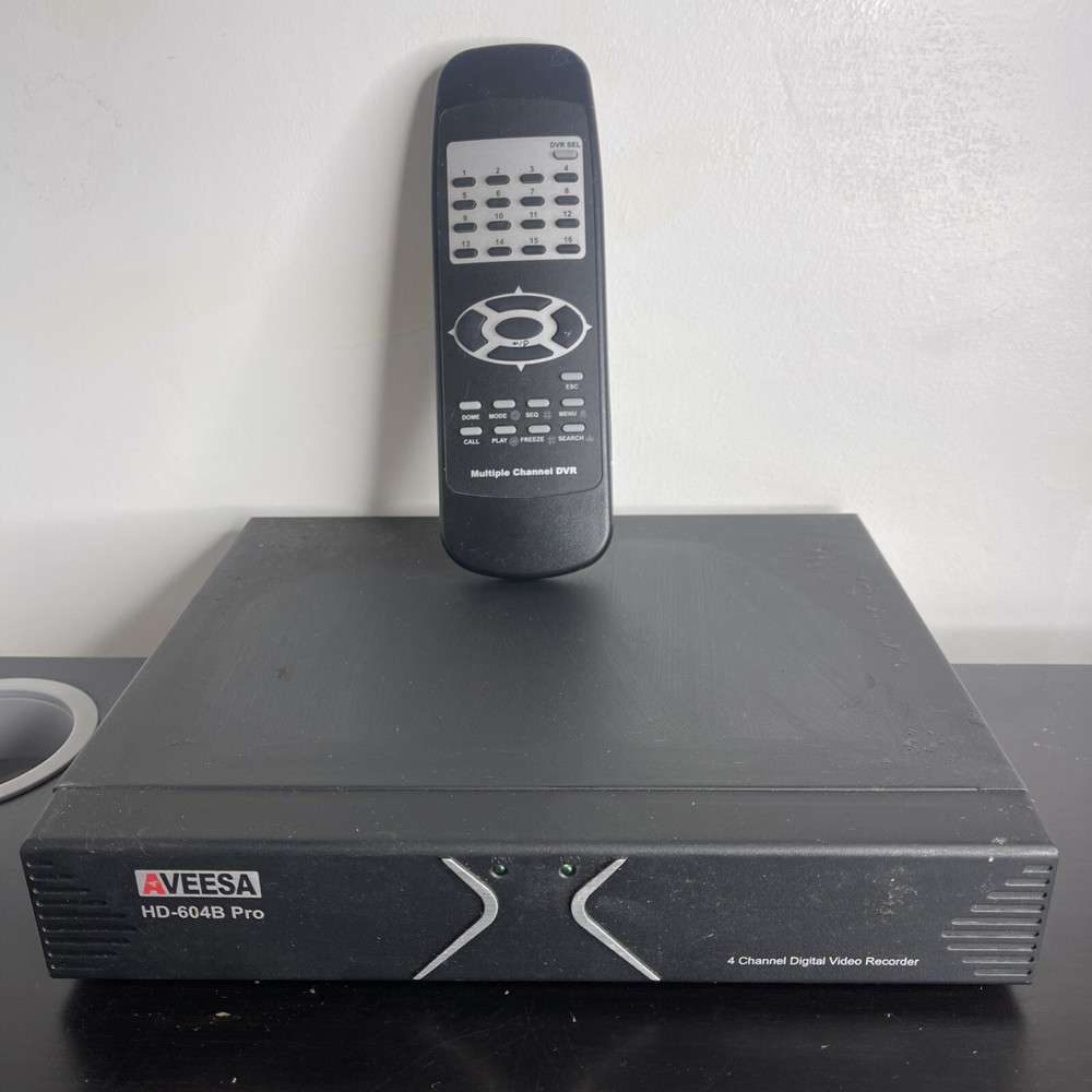 Genuine Speco Technologies DVR-4TH / DVR-8TH -16TH IR Remote & Device UNTESTED