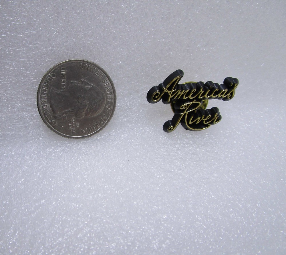 America's River Plastic Pin