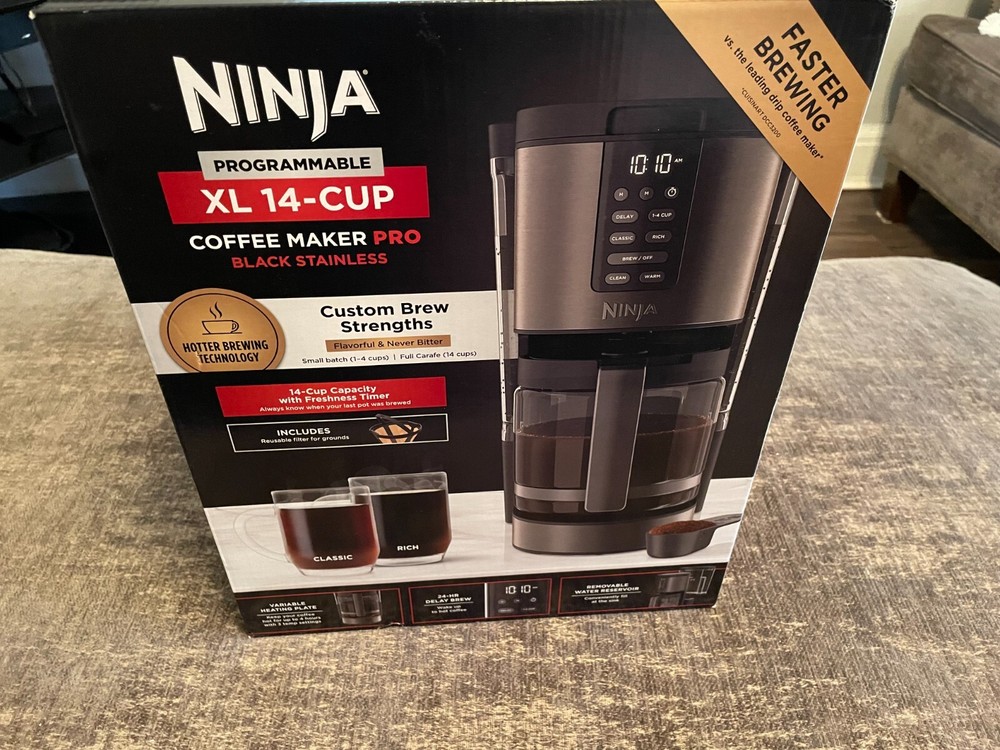 Ninja Programmable XL 14-Cup Coffee Maker PRO Black DCM201BK