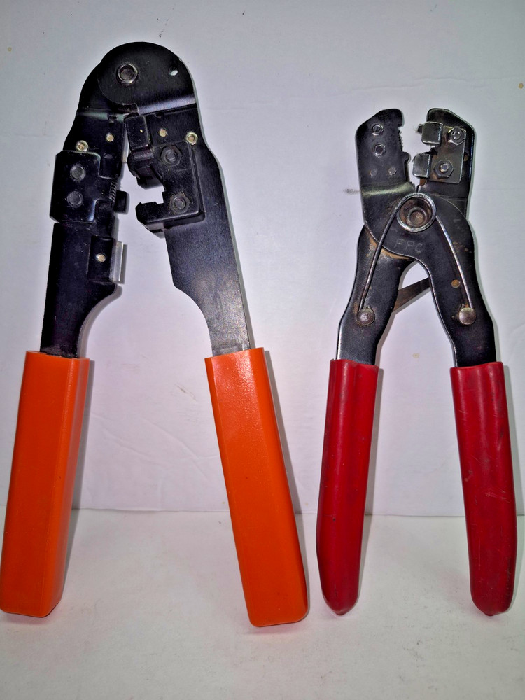 4 Network Cable Modular Crimper/Cutter/Stripper & Ratch Crimping Tools