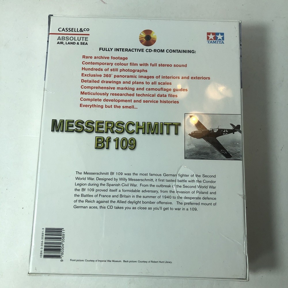 Tamiya Cassell & Co Absolute Messerschmitt Bf 109 Interactive CD Rom B
