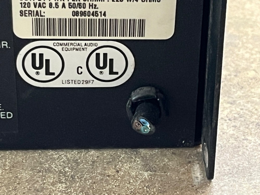 QSC MX700 2 Channel Power Amplifier - Black