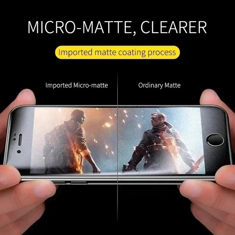 5PCS Matte Ceramic Screen Protector for iPhone Max Anti-Scratch Anti-Fingerprint