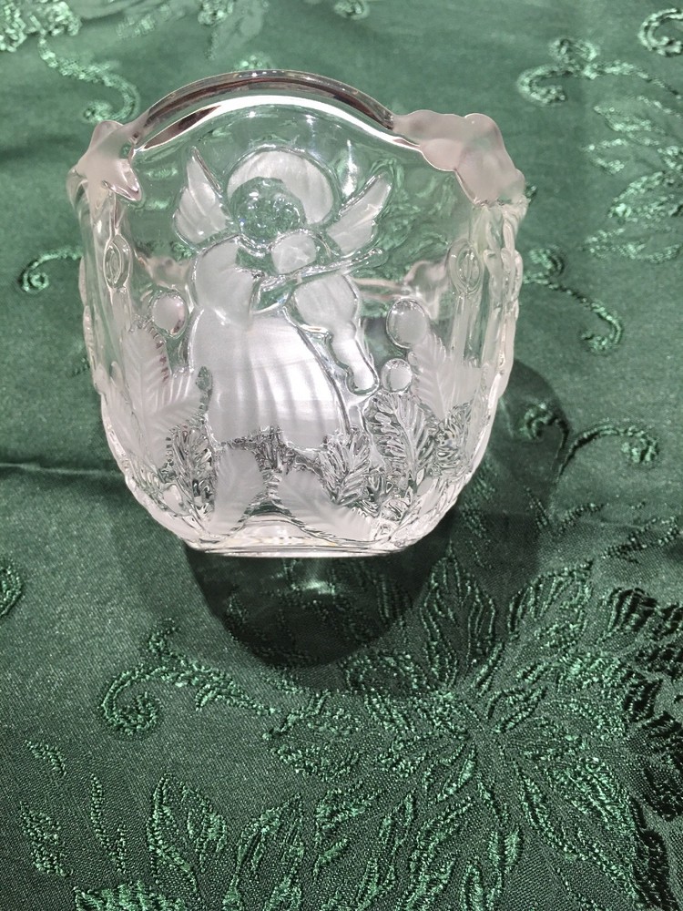 Christmas Theme Crystal Candy-Nut Dish