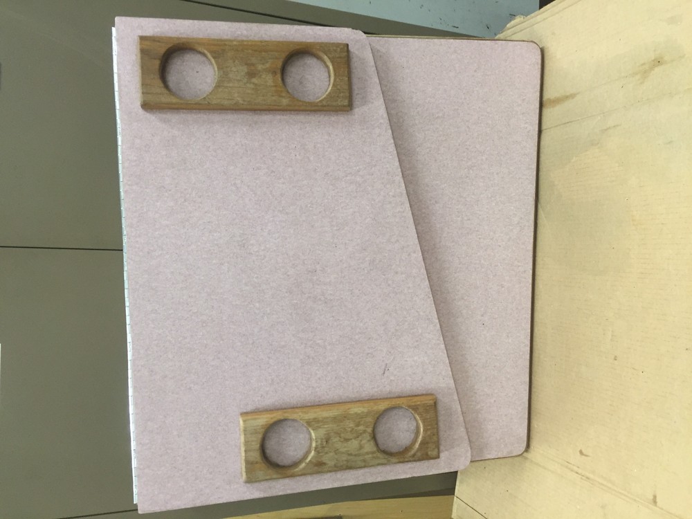 Folding Table Top with base ring and cup holders For Boat, RV