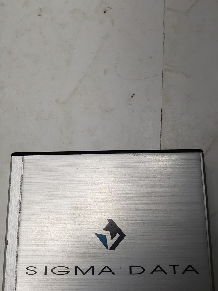 Sigma Data Sigma Drive USB Portable External Hard Drive SSD Enclosure Untested