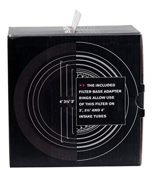 Universal Clamp-On Air Filter: High Performance, Washable Filter: Round