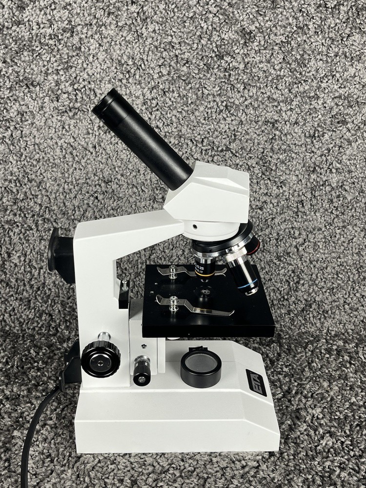 ETA Compound Monocular Microscope With 3 Lenses 4X 10X 40X