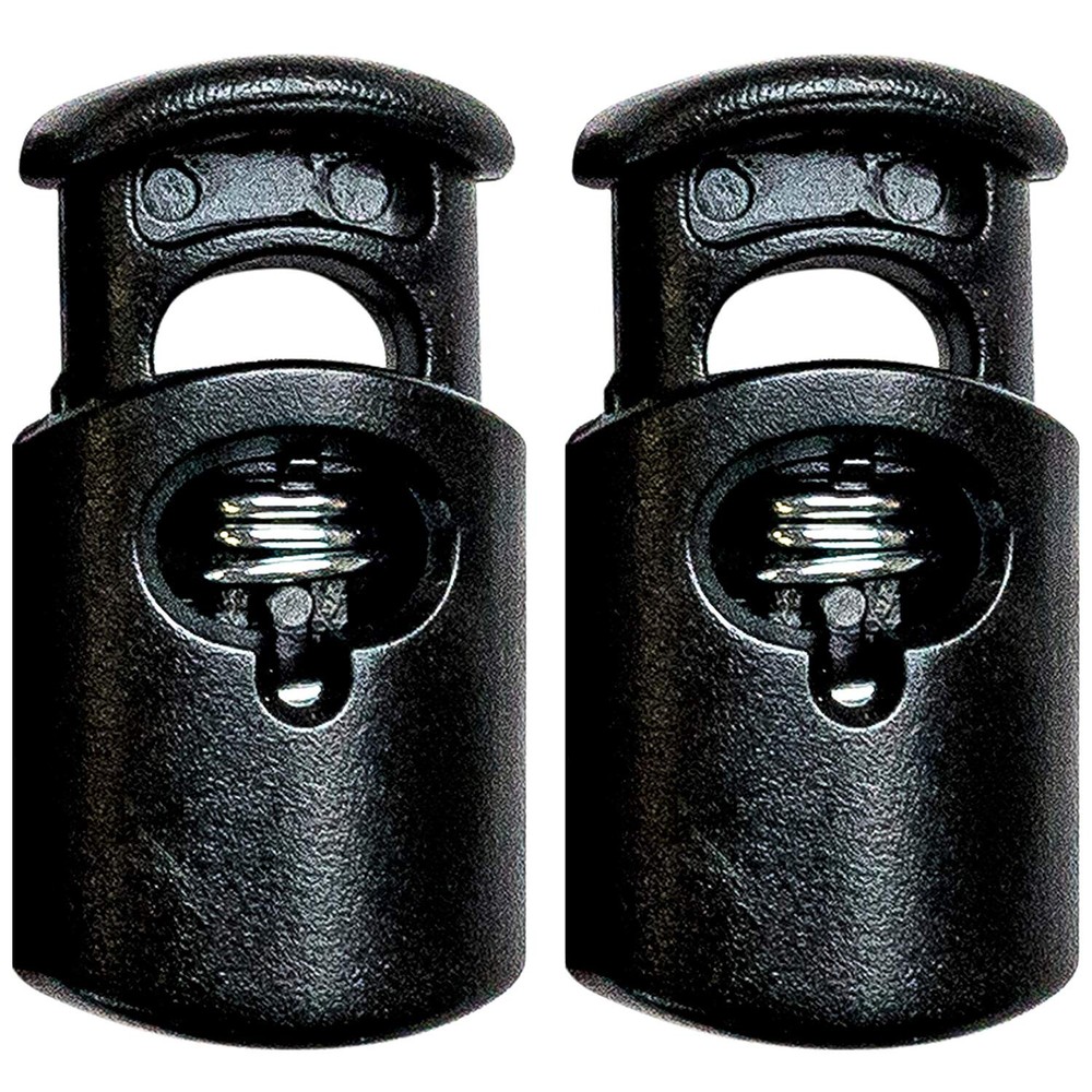 GEAR AID Ellipse Cord Locks, Black, Orange