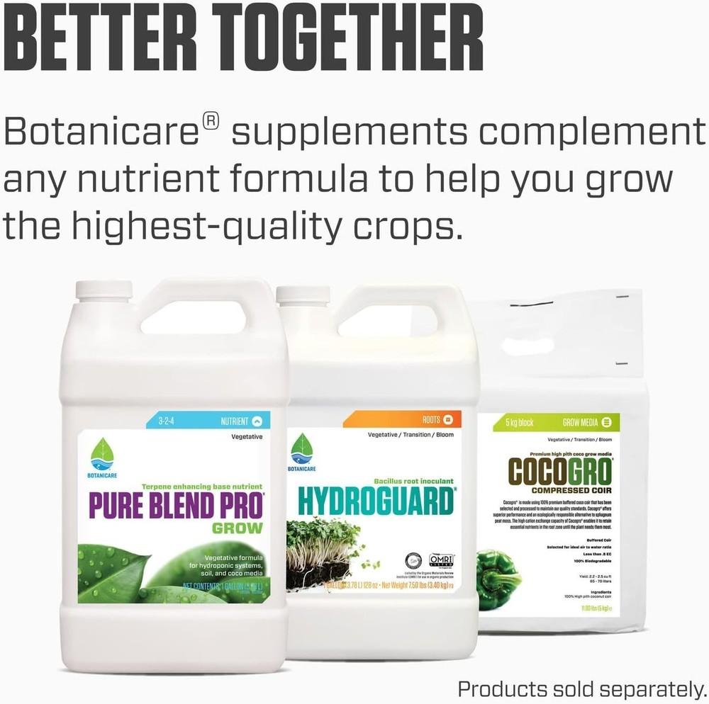 Hydroponic & Soil Use: Cal-Mag Plus 1 Quart Calcium, Magnesium, Iron Supplement