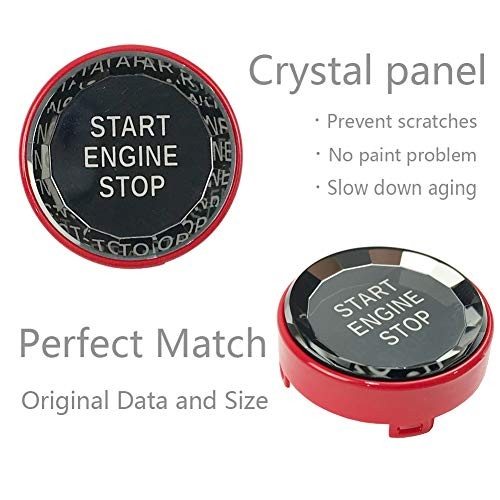 crystal style engine start stop switch ignition button fit E chassis code E60