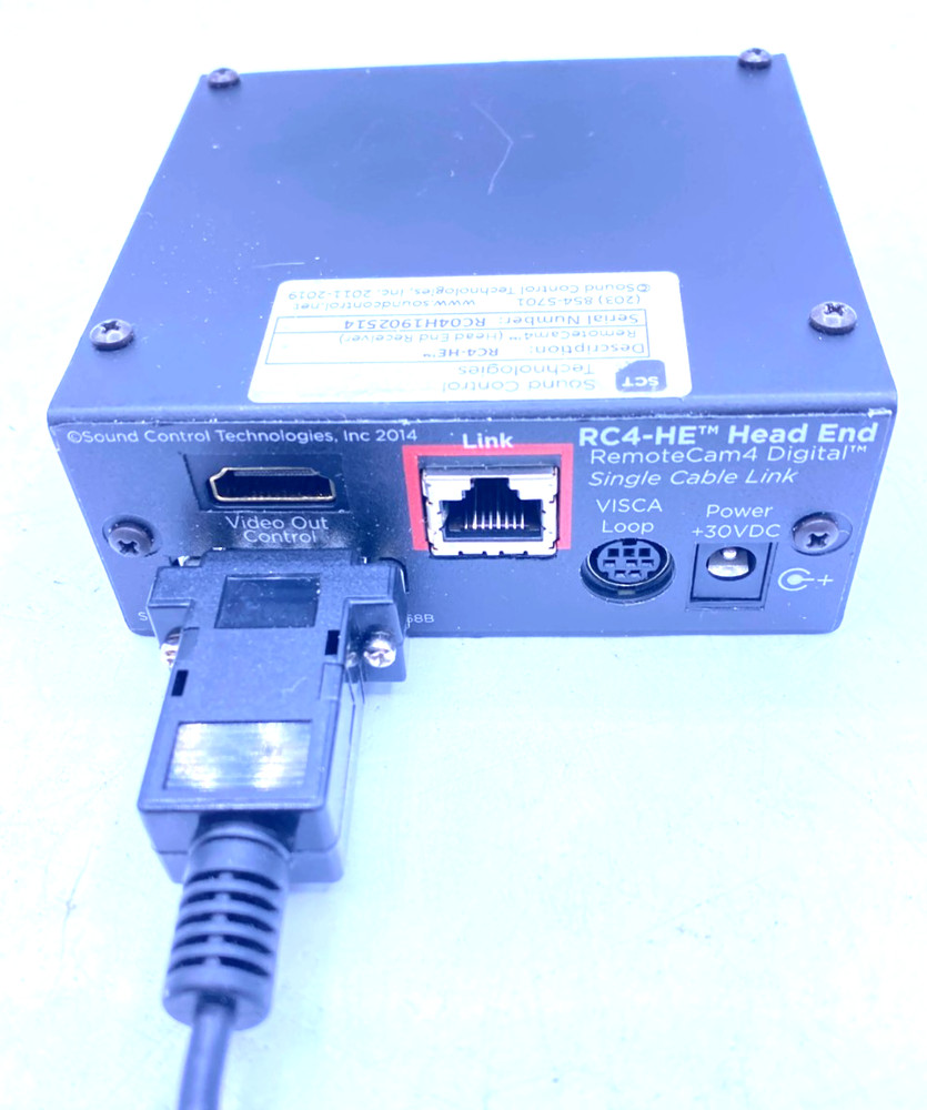 SCT RC4-HE Head End Remote Cam 4 Digital Single Cable Link Working