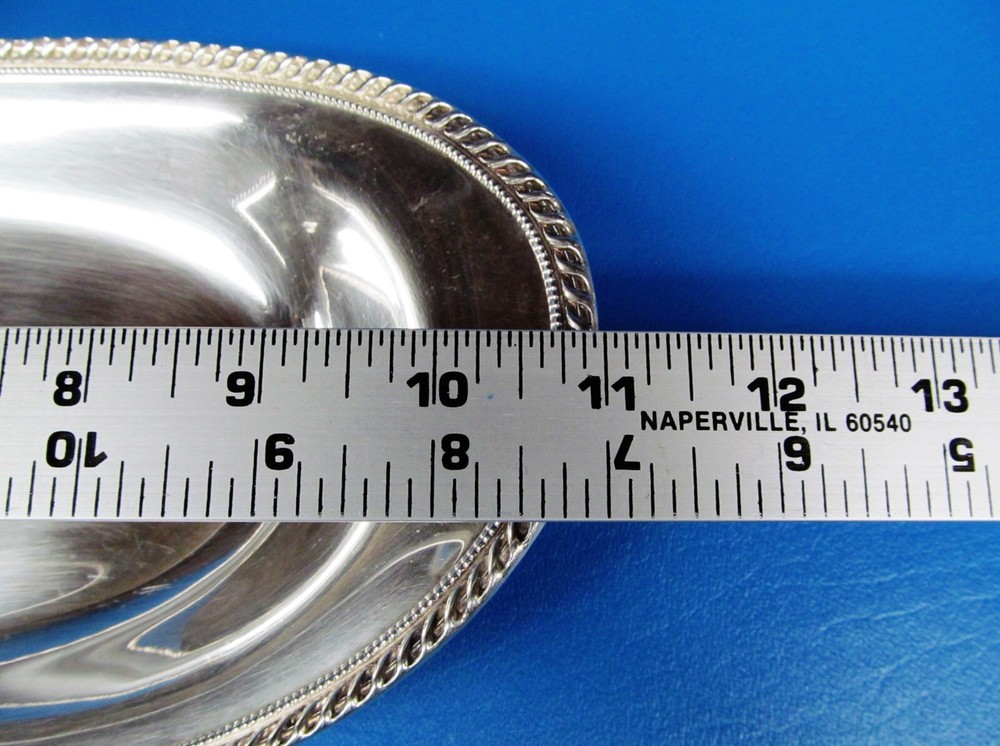 Amston Sterling Silver Bread Tray Measures: 11"., 208.4 Grams
