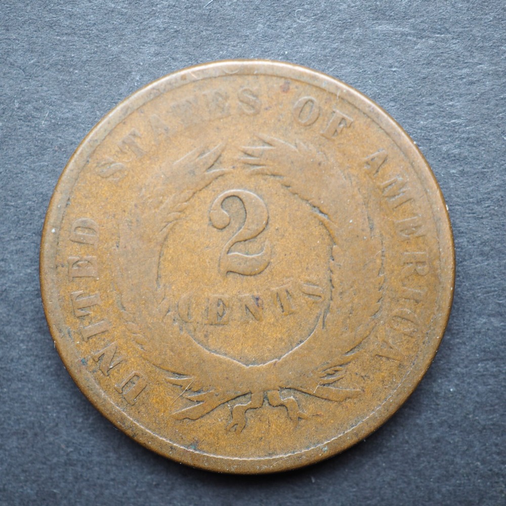 1867 TWO CENT FREE SHIPPING M4893A