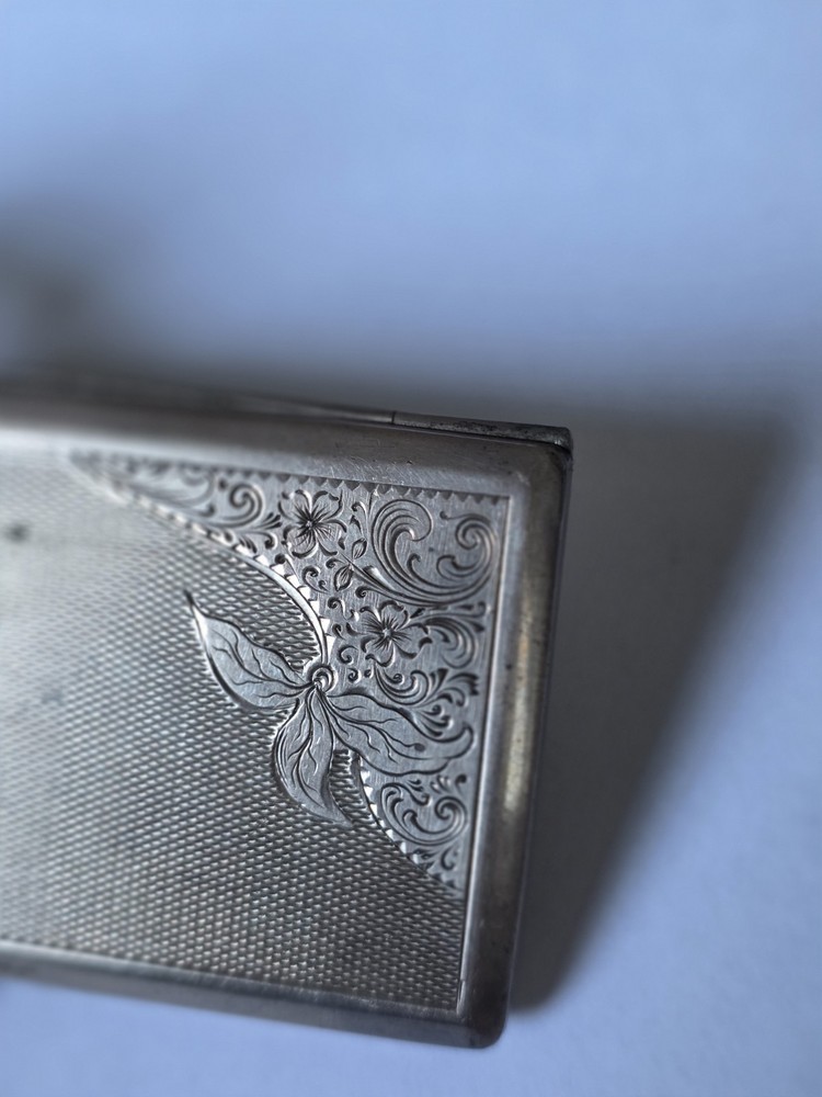 Vintage 875 SILVER CIGARET CASE 875 A8