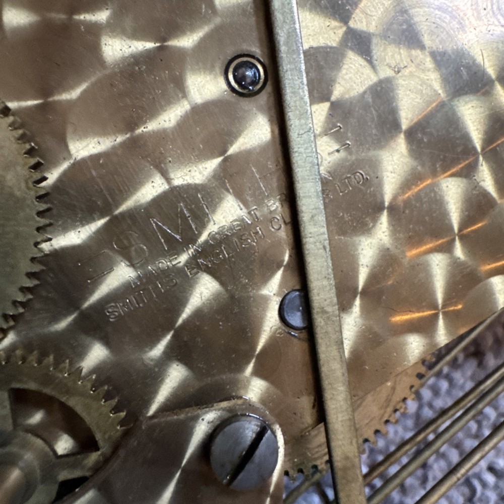 Smiths Clock Mechanism Westminster Chime & Chime Rods