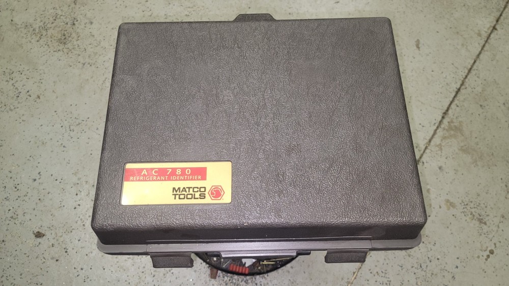 Matco Tools Ac-780 AC Refigerant Freon Gas Identifier
