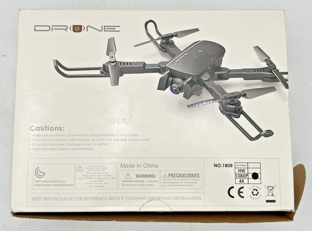FALCON DRONE 2.4 GHZ FOLDABLE QUADCOPTER WITH CAMERA BLACK