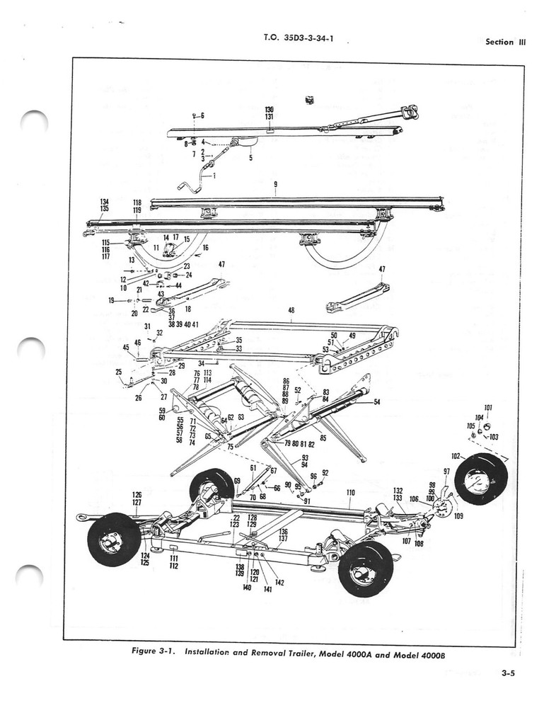 Aircraft Components Installation & Removal Trailer Model 4000 Flight Manual -CD