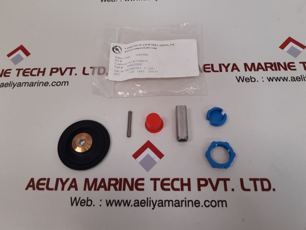 Set of 3X COMPASS WATER SOLUTIONS VRKD1600 Valve Repair Kit 1"