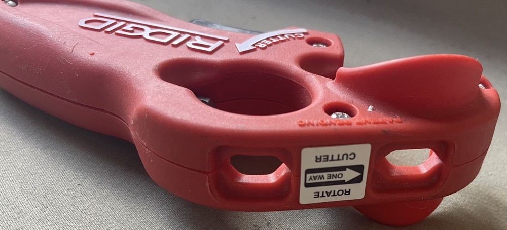 RIDGID PTEC 3000 Plastic Drain Pipe Cutter (Model 41608)