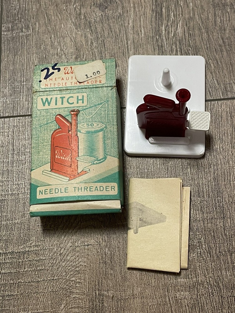 Vintage Witch Automatic Needle Threader w/ lnstructions Germany