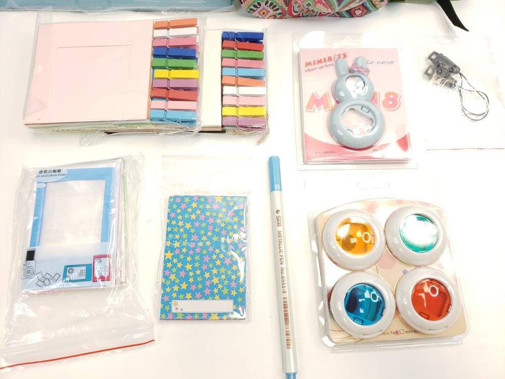 Camera Case with Accessories Kit - Bundle for Instax Mini 8 Instant Film Camera