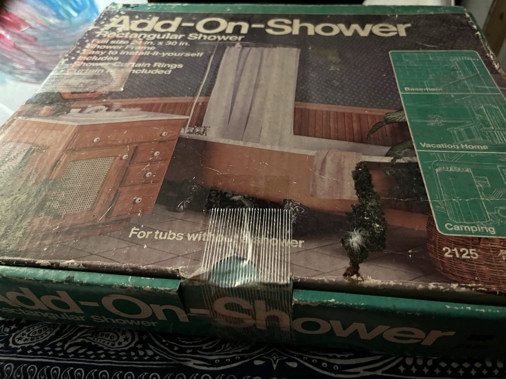 Add On Shower Opened But Complete