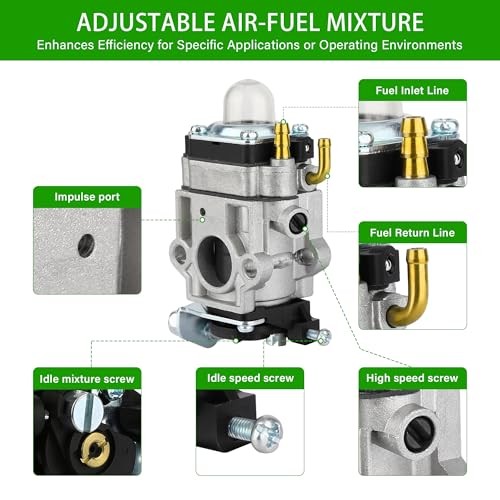 300486 43cc Carburetor, Replacement Small Engine Carburetor Fits for