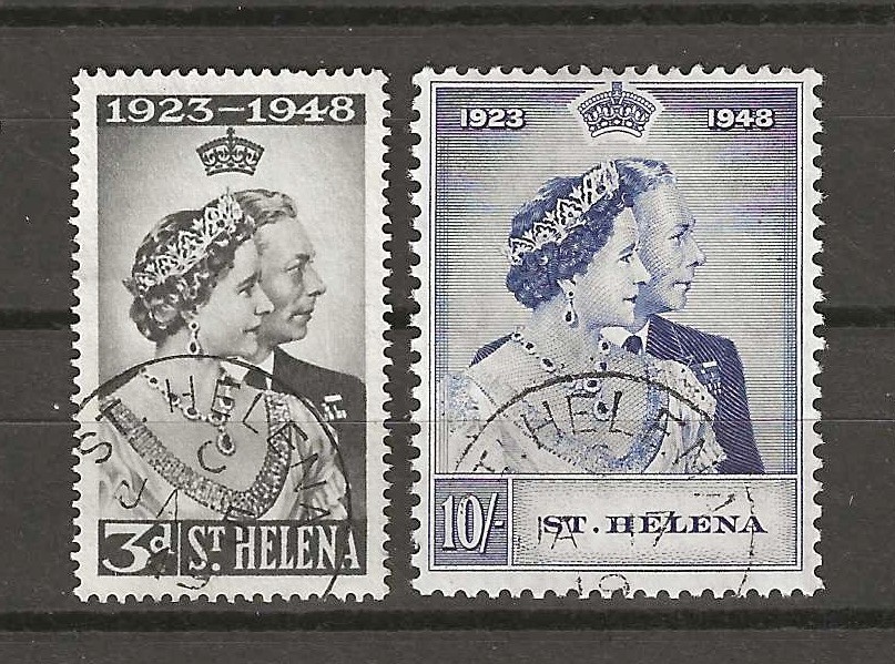 ST HELENA 1948 SG 143/144 USED