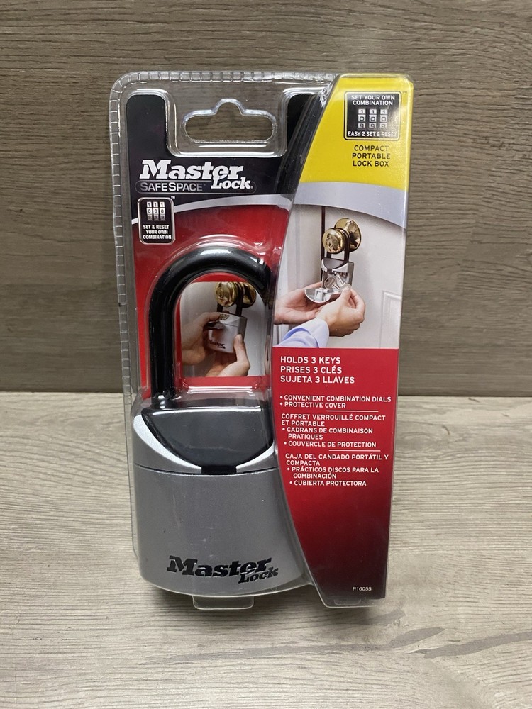 Master Lock Select Access Lock Box Key Compartment 3 Digit Code Security 5406D