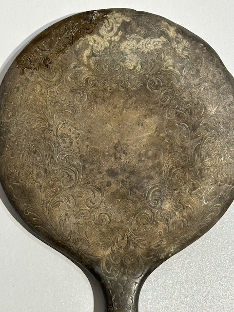 Antique Hand Mirror SL13