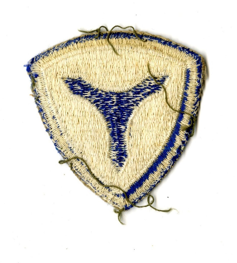 3rd Service Command White Back Patch WWII Vintage Mid Atlantic