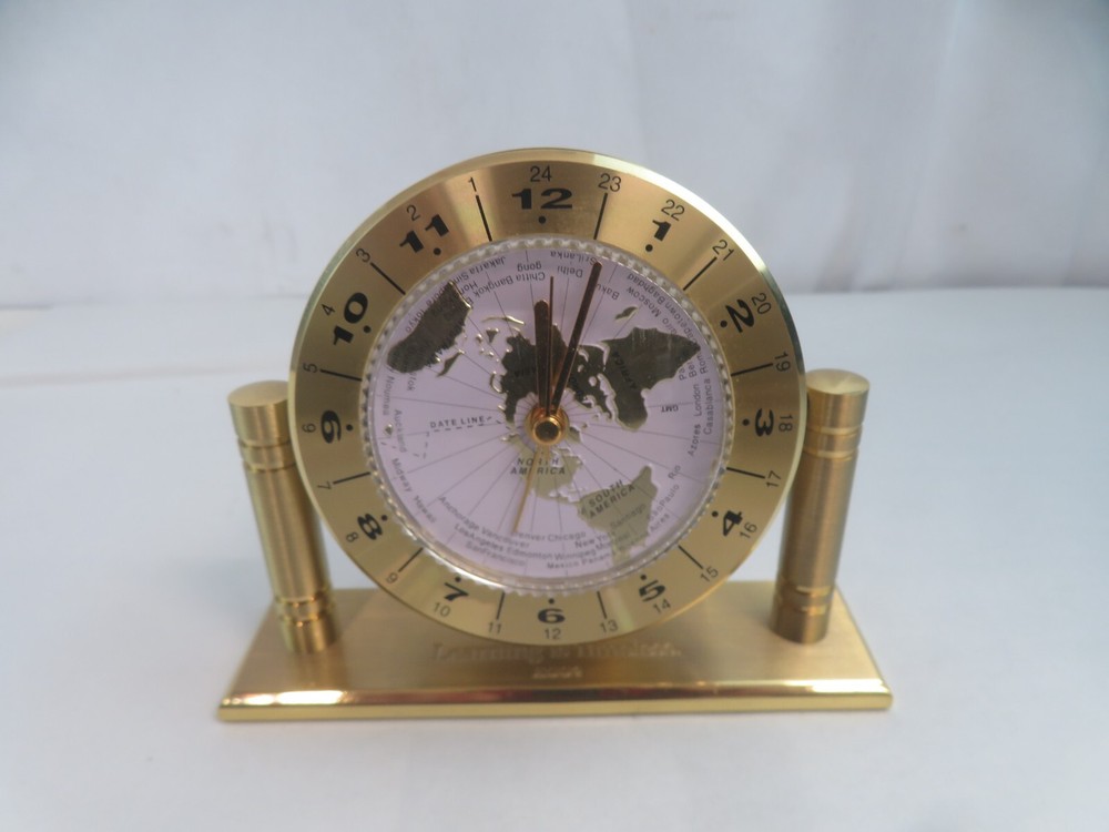 Vintage 2001 Learning Is Timeless Conoco Phillips Clock Rotating Face